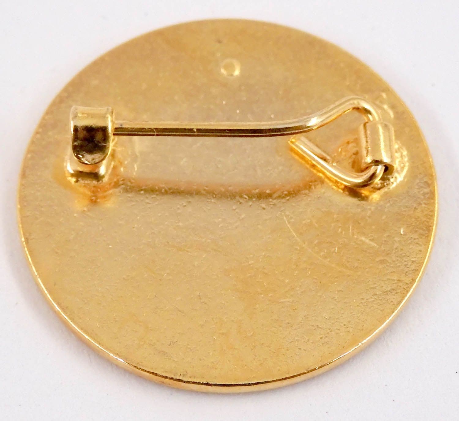 Thin Lizzy - 'Logo' Round Green Enamel Badge