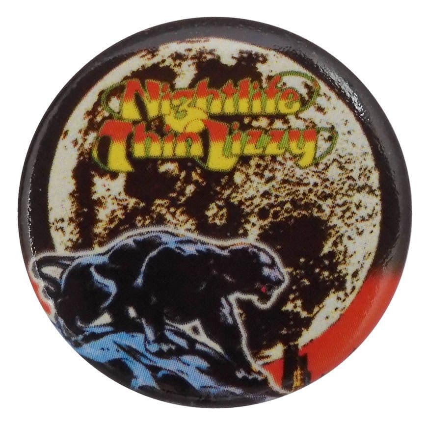 Thin Lizzy - 'Nightlife' Button Badge