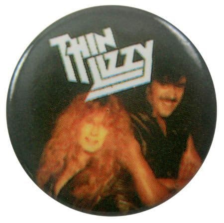 Thin Lizzy - 'Phil and John' Button Badge
