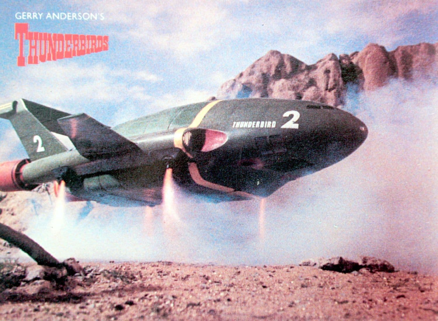 Thunderbirds - 'Thunderbird Two Landing' Postcard