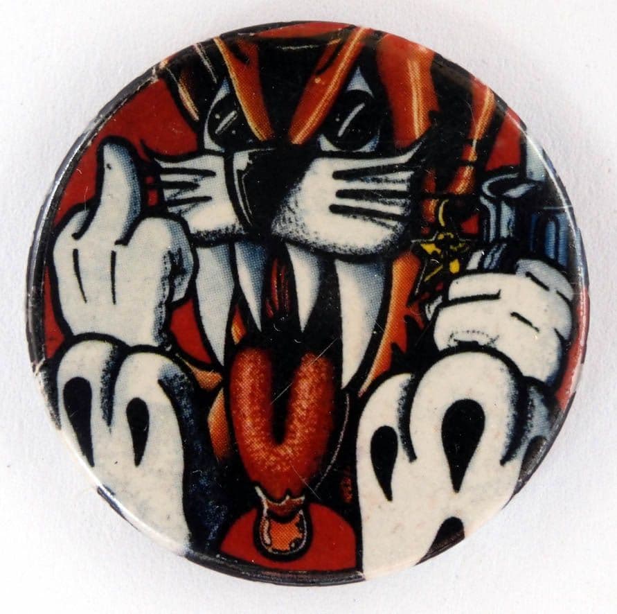Tigertailz - 'Tiger' Large Button Badge