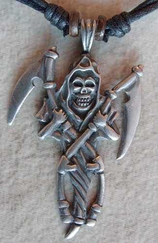 Tribal Wear 'Grim Reaper' Pendant