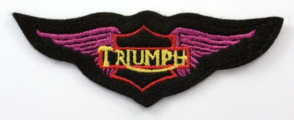 Triumph - 'Wings' Embroidered Patch