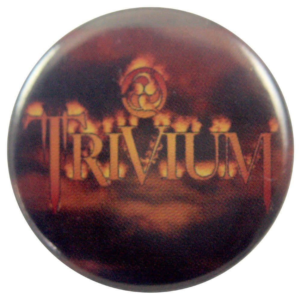Trivium - 'Logo Flames' Button Badge