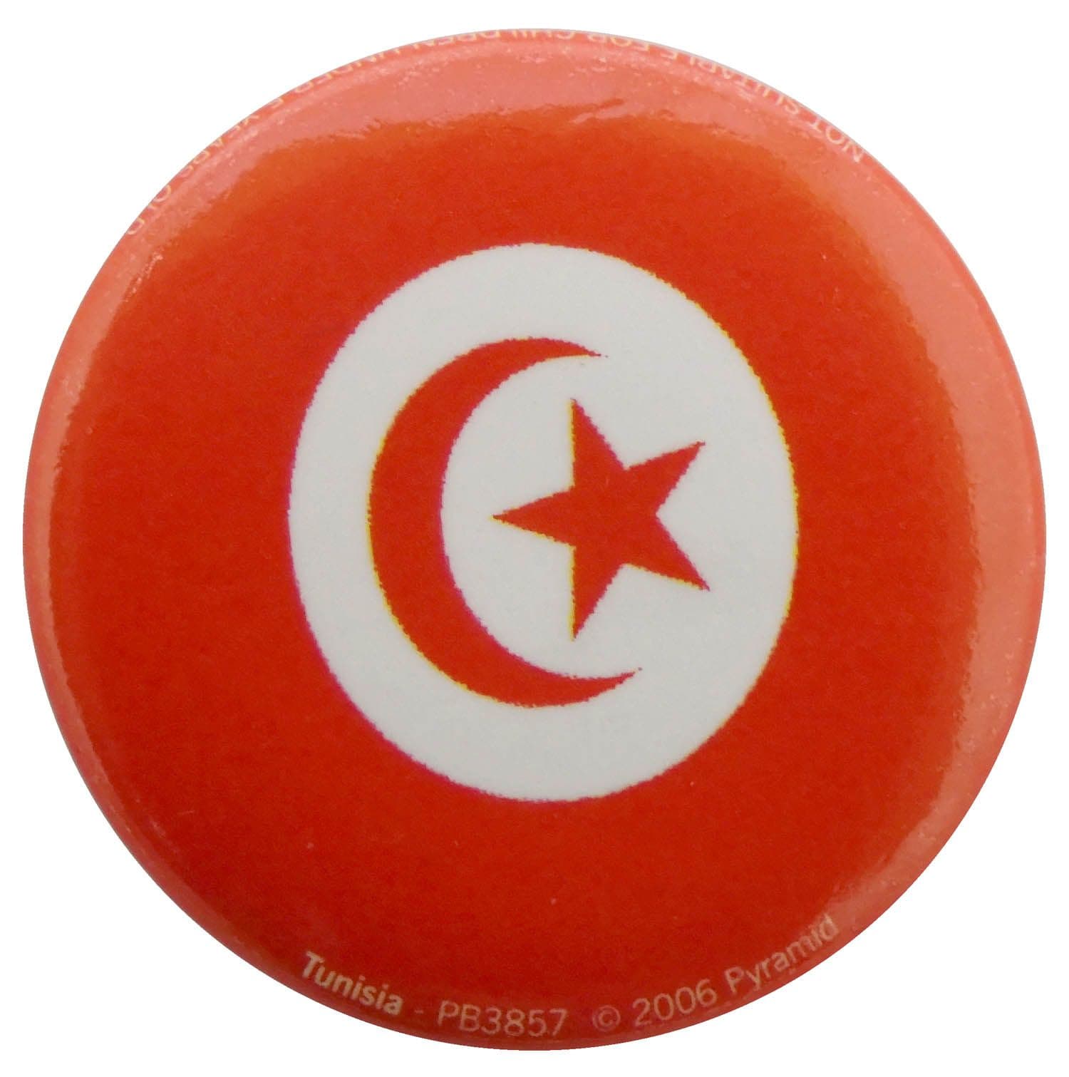 Tunisia Flag - Button Badge