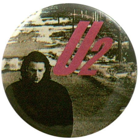 U2 - 'Bono Road' Button Badge