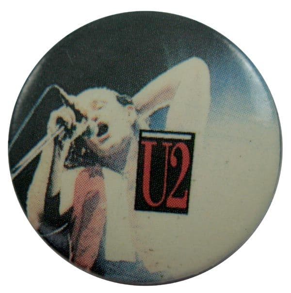 U2 - 'Bono Stage Vest' Button Badge