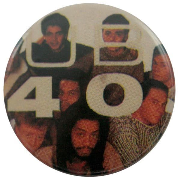 UB40 - 'Group/Logo White' Button Badge