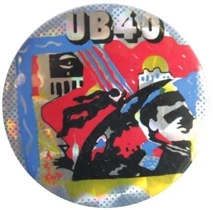 UB40 - 'Labour of Love' Prismatic Button Badge
