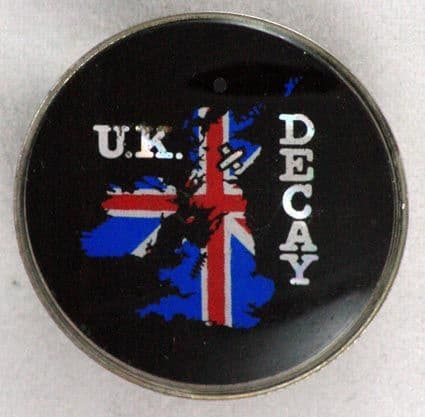 UK Decay - Prismatic Crystal Badge