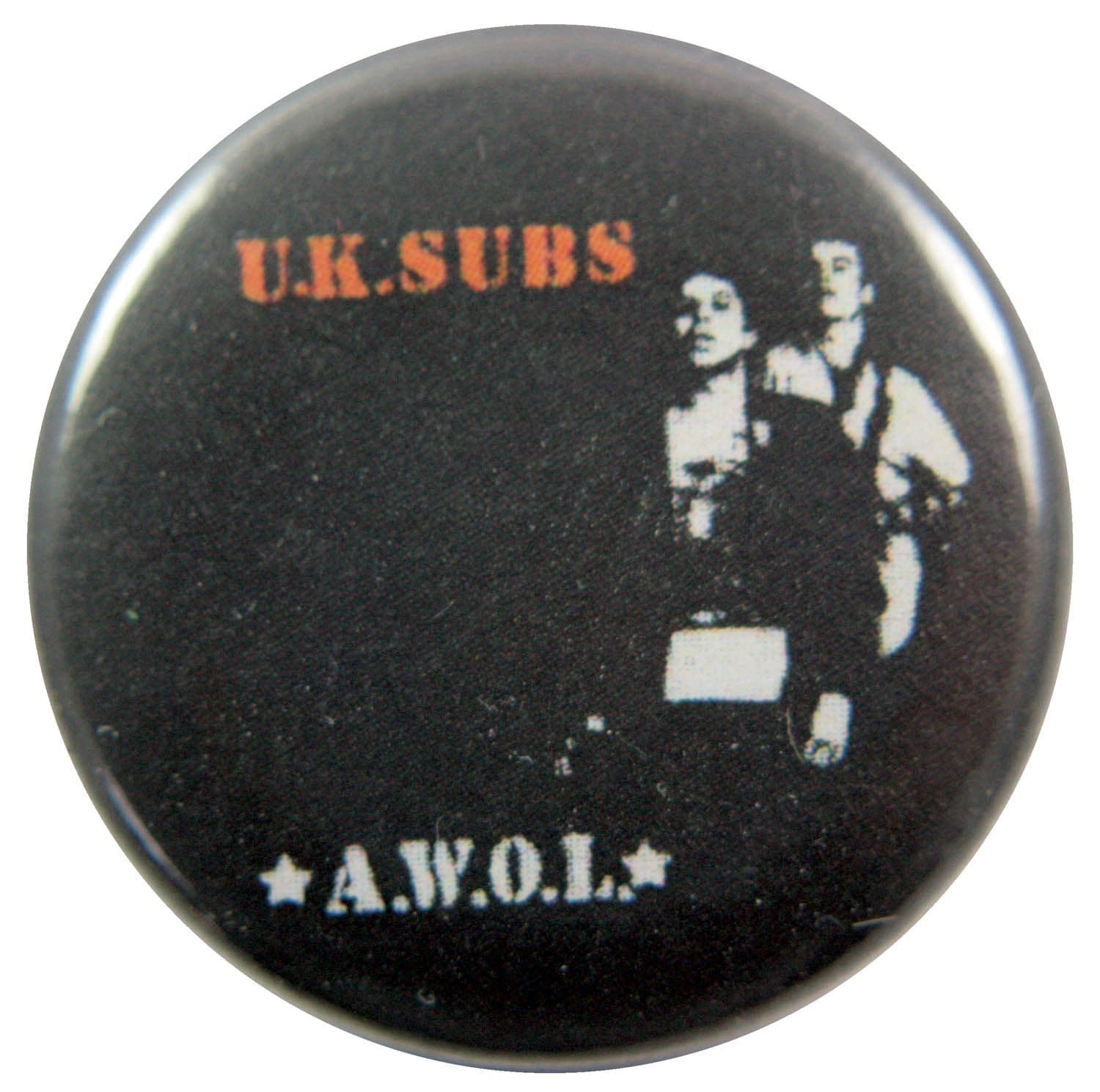 UK Subs - 'A.W.O.L.' Button Badge