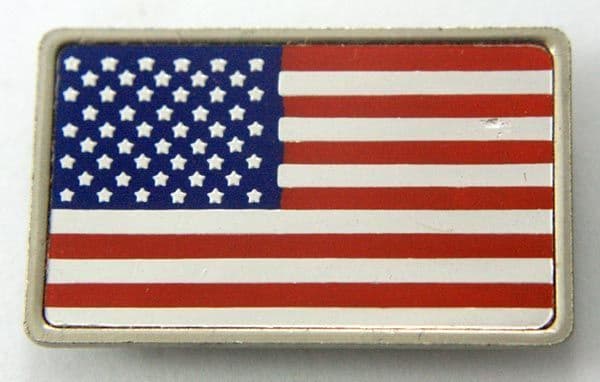 USA Flag - 'Star & Stripes' Lapel Badge