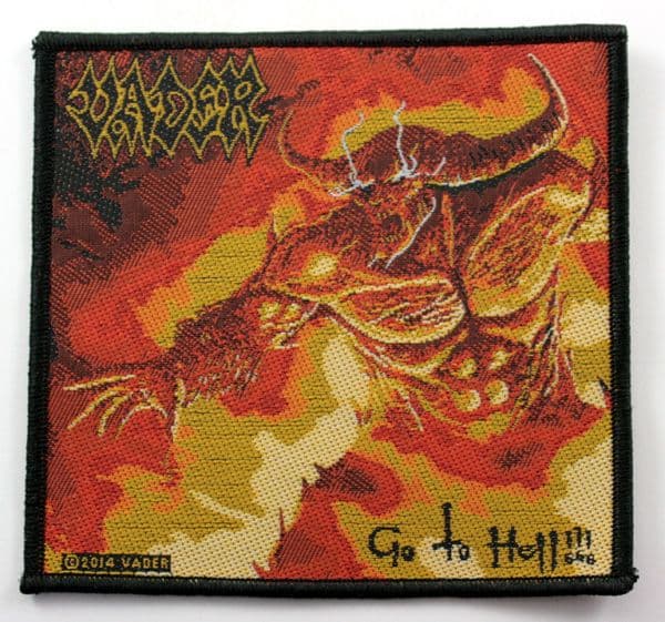 Vader - 'Go to Hell' Woven Patch