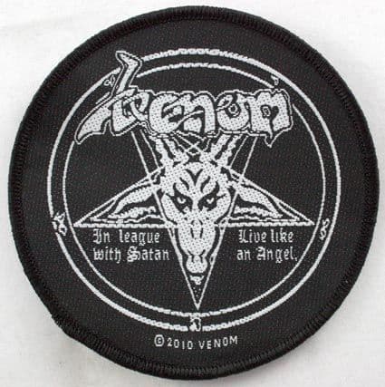 Venom - 'In League With Satan' Woven Patch