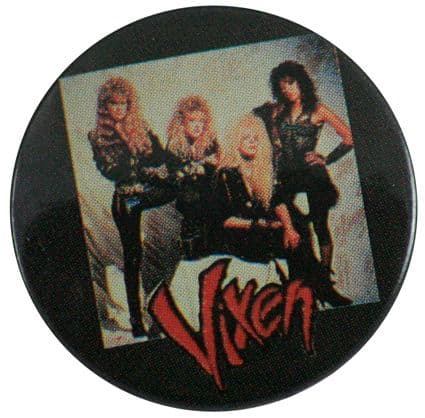 Vixen - 'Group Black' Button Badge