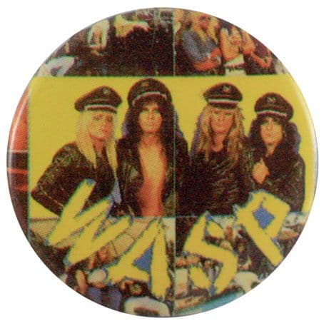 W.A.S.P. - 'Group Hats' Button Badge