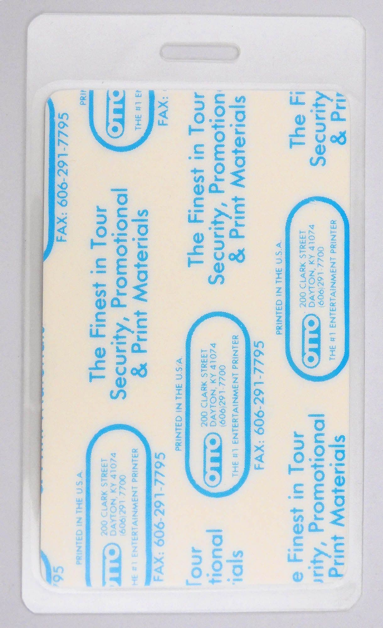 Warrant - '1990 Cherry Pie Tour - Columbia Records' Vintage Laminated Backstage Pass