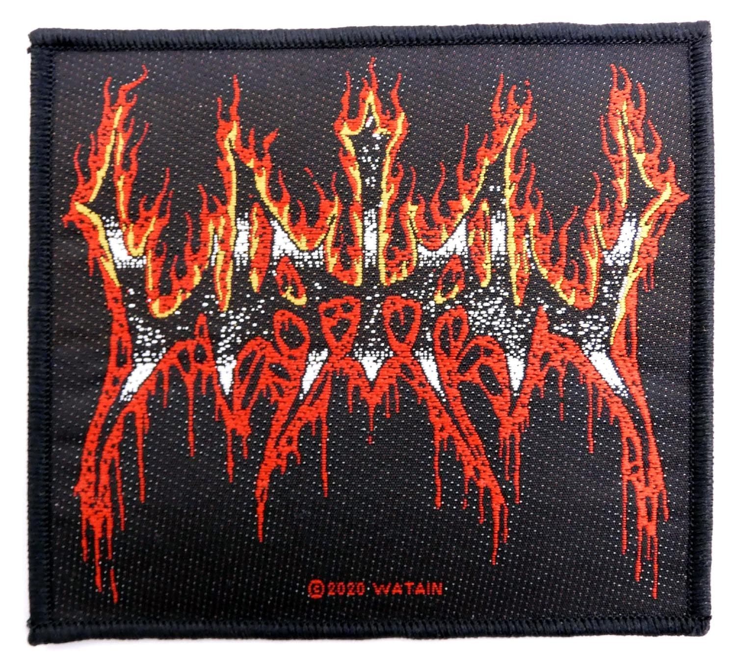 Watain - 'Flaming Logo' Woven Patch