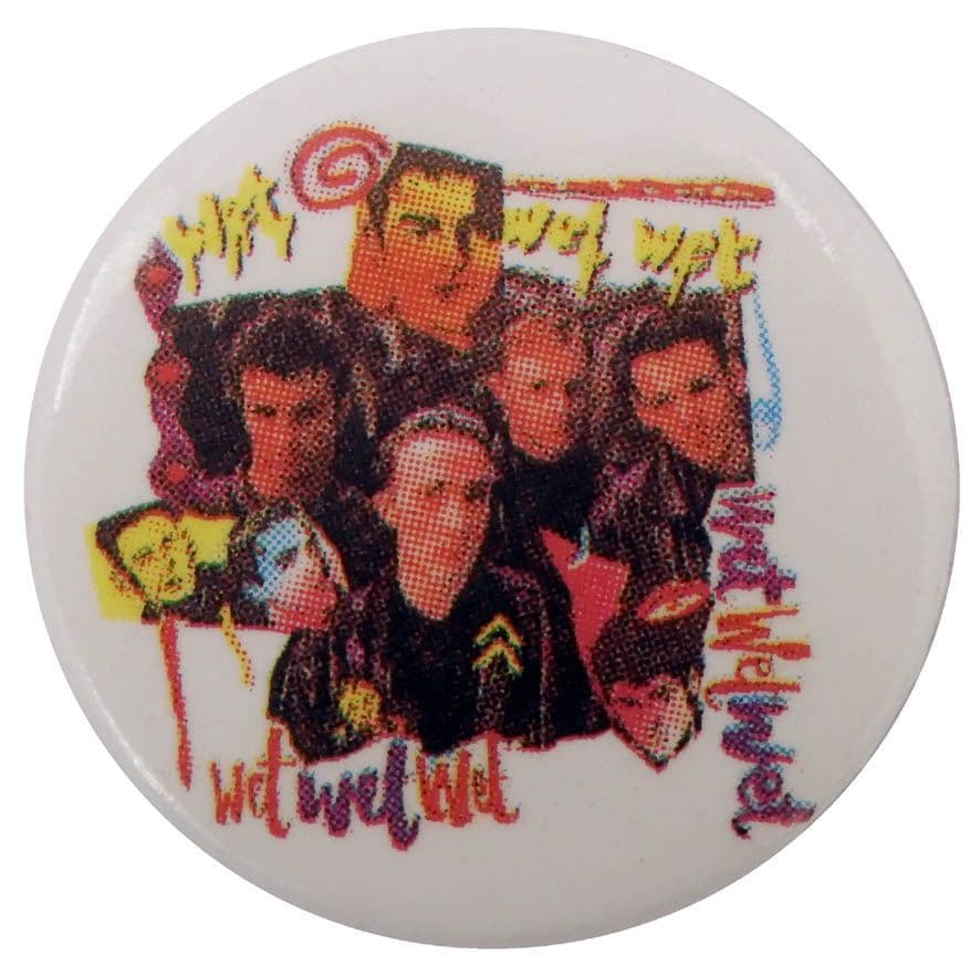 Wet Wet Wet - 'Group White' Button Badge