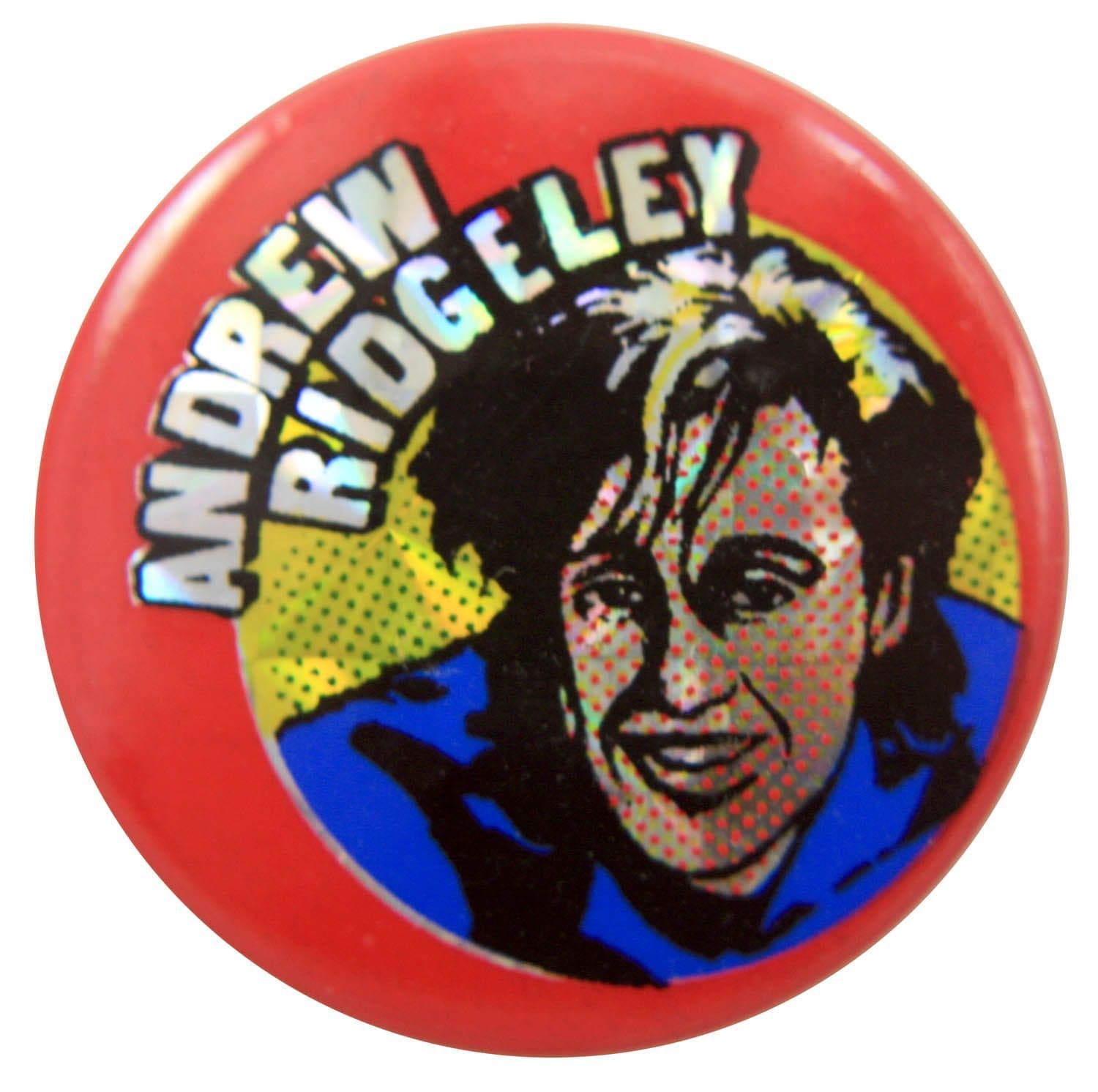 Wham! - 'Andrew' Prismatic Button Badge