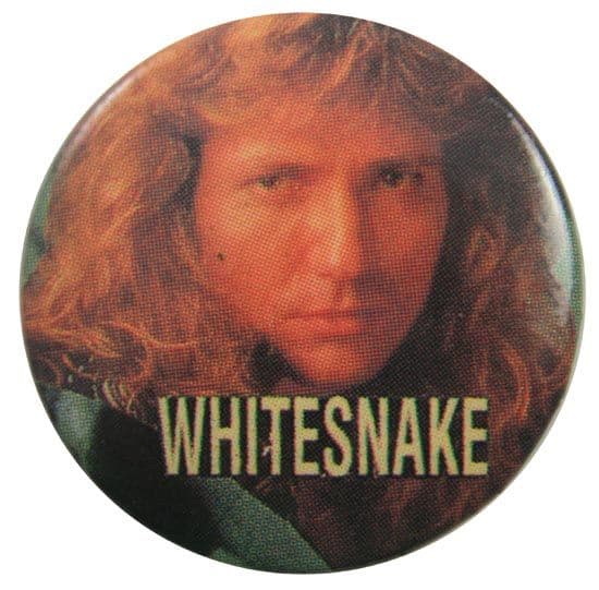 Whitesnake - 'David Close Up' Button Badge