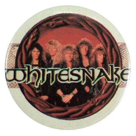 Whitesnake - 'Group in Circle' Button Badge