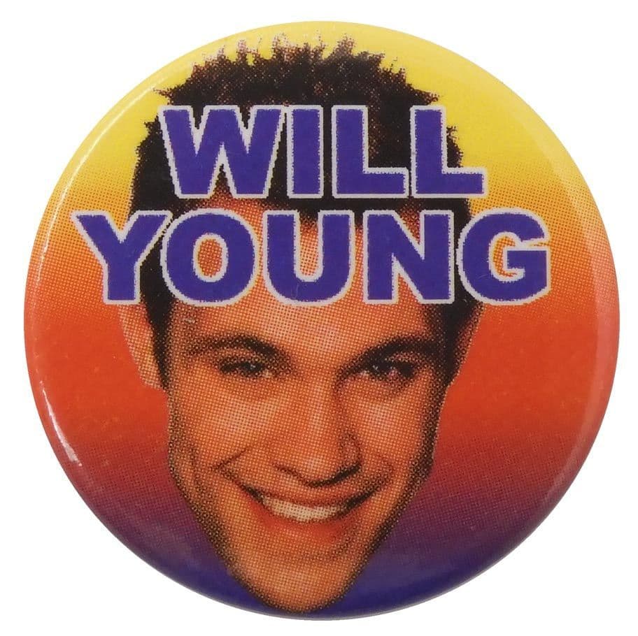 Will Young - 'Rainbow' Button Badge