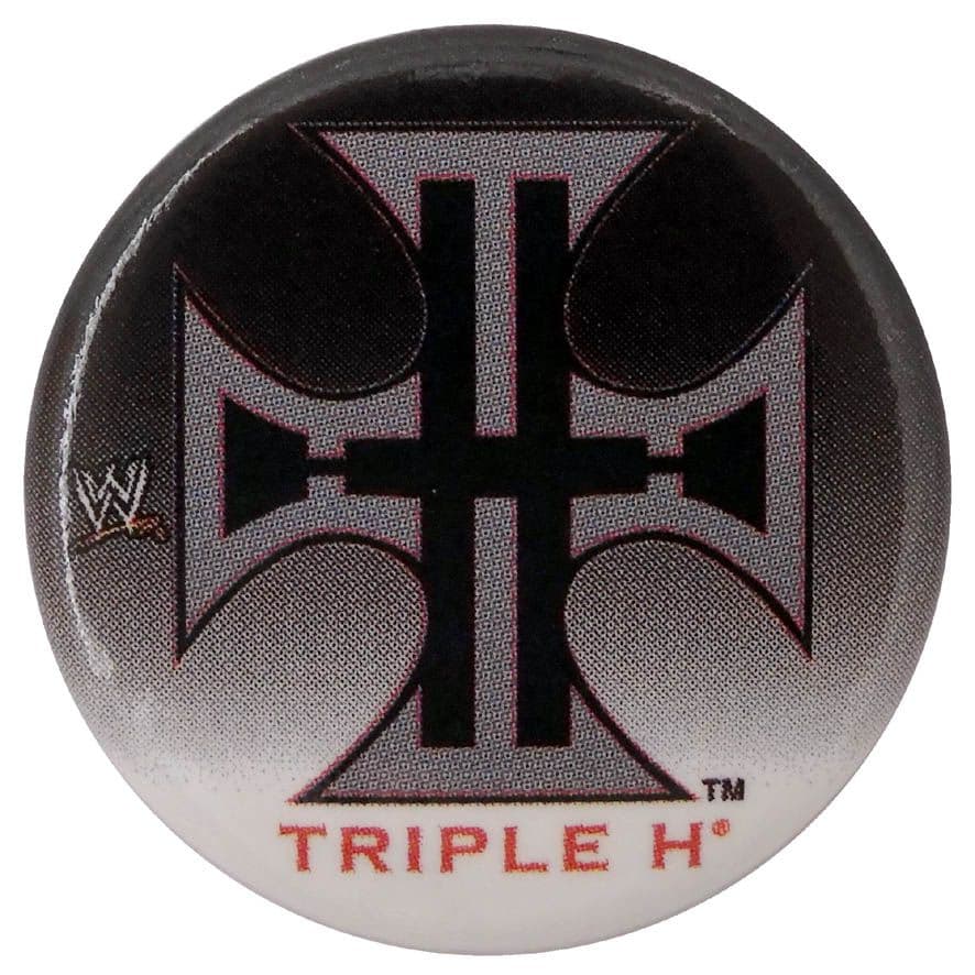WWE - 'Triple H Cross' Button Badge