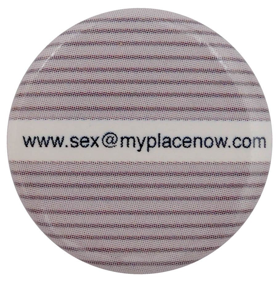 www.sex@myplace.com - Button Badge