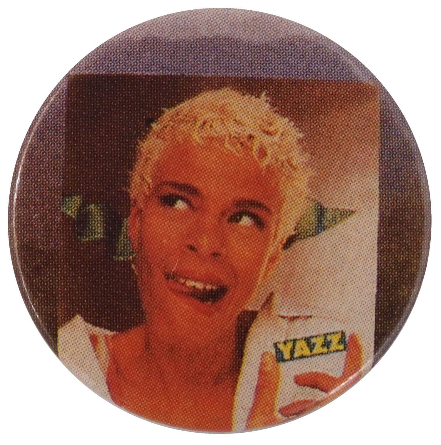 Yazz - 'Looking Up' Button Badge