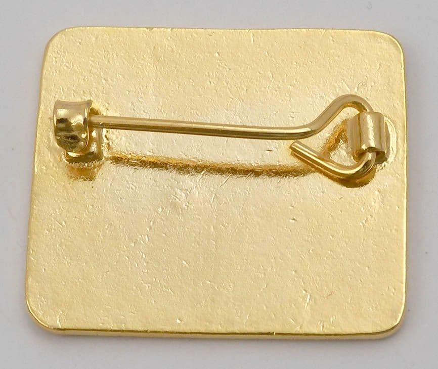 Yes - 'Logo' Black Enamel Badge