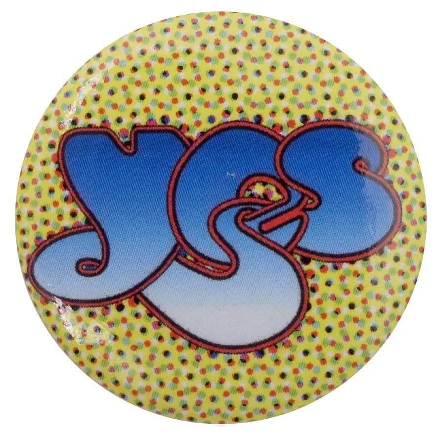 Yes - 'Logo Blue on Yellow' Button Badge