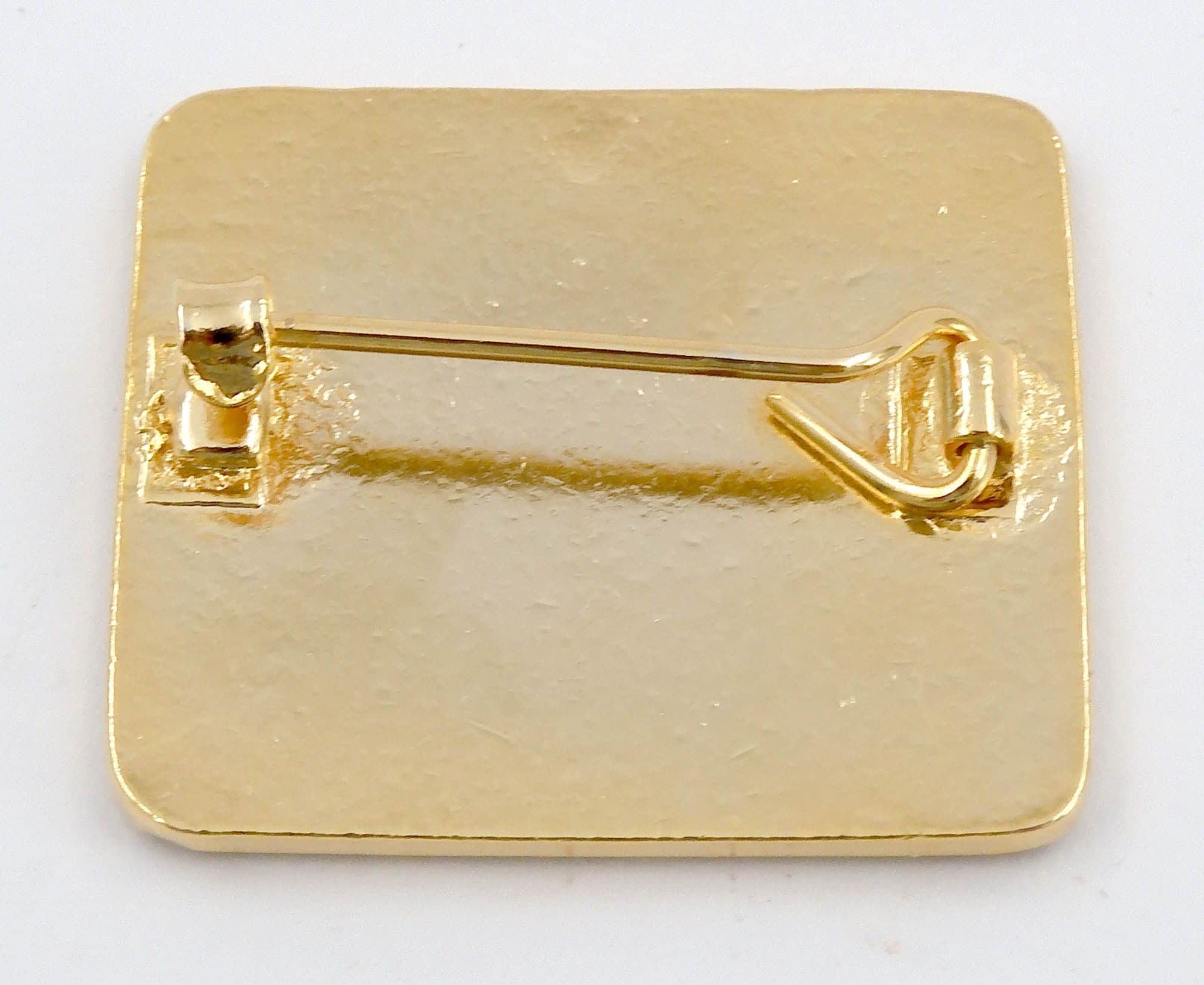 Yes - 'Logo' Purple Enamel Badge