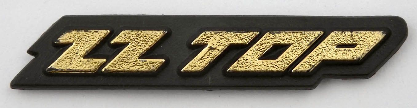 ZZ Top - 'Gold Logo' Plastic Badge